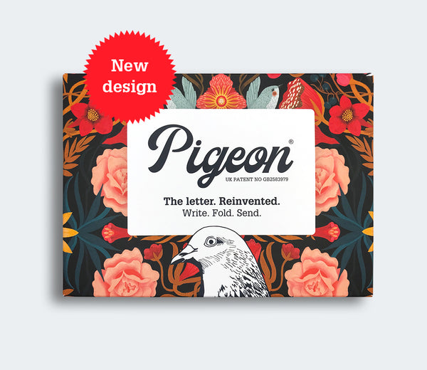 Bright & Beautiful Pigeon Letter Paper 6-pack