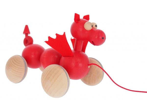 Pull along 'Wiggling' Welsh Dragon
