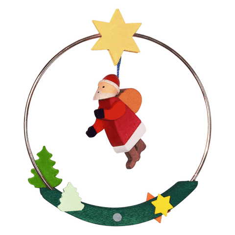 Christmas Figure on a Wreath (choice of design)