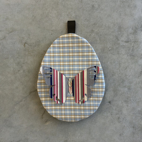 Giftcard Holder - Egg Shape - Made Recylced from Shirts - Choice of Design