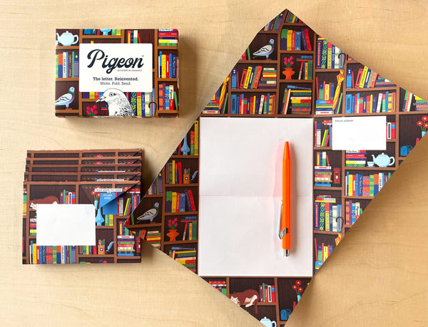 Bookstore Pigeon Letter Paper 6-pack