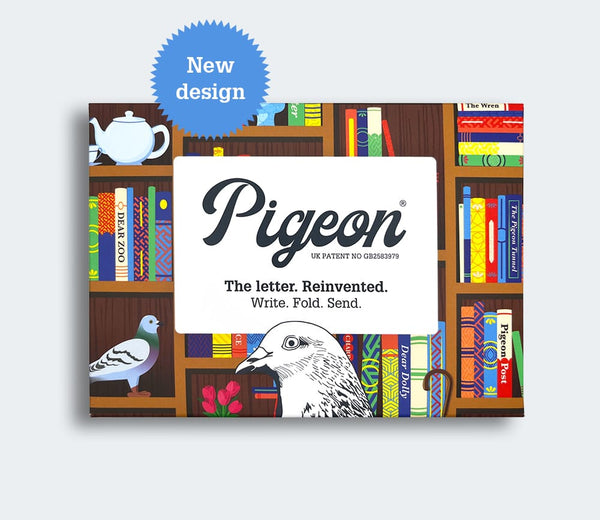 Bookstore Pigeon Letter Paper 6-pack