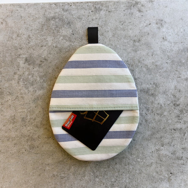Giftcard Holder - Egg Shape - Made Recylced from Shirts - Choice of Design