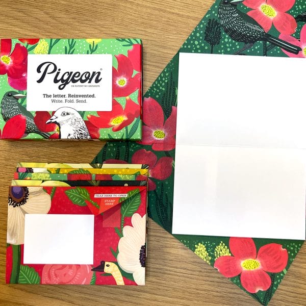 Dusk to Dawn Pigeon Letter Paper 6-pack