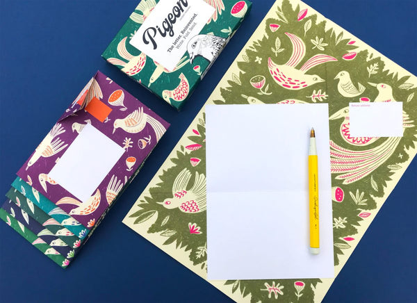 Fig & Feather Pigeon Letter Paper 6-pack