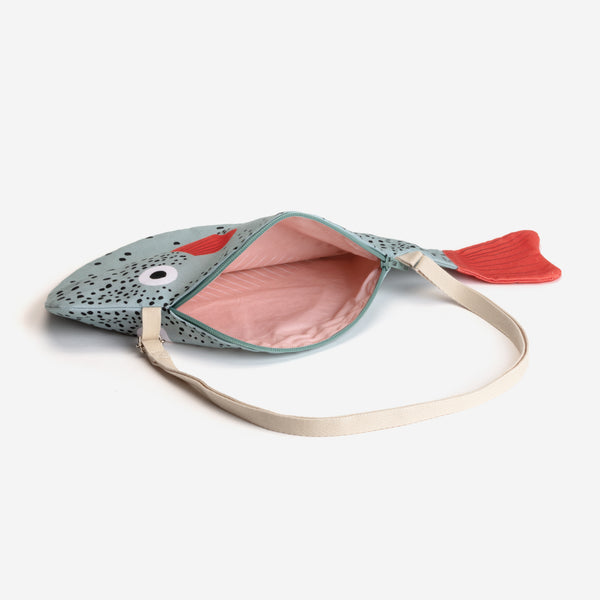 Pufferfish Bag - Aqua Blue