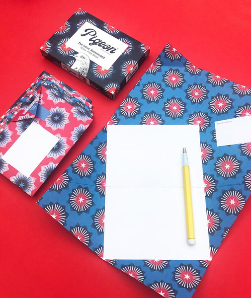 Starburst Pigeon Letter Paper 6-pack