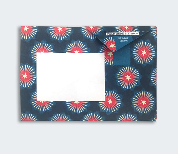 Starburst Pigeon Letter Paper 6-pack