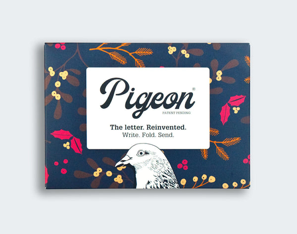 Winter Berry Pigeon Letter Paper 6-pack