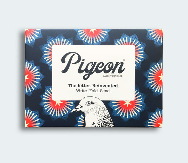 Starburst Pigeon Letter Paper 6-pack