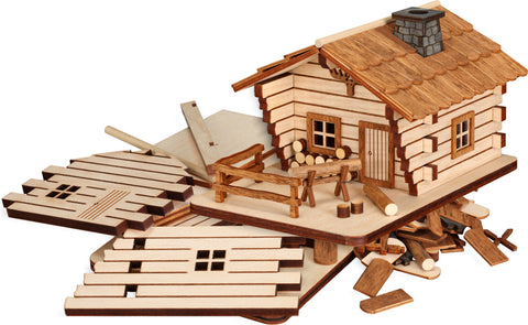 Build Your Own Log Cabin Incense Smoker