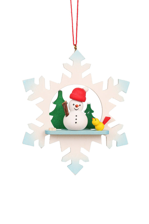Snowflake with Snowman