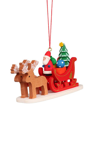Santa in Reindeer Sled