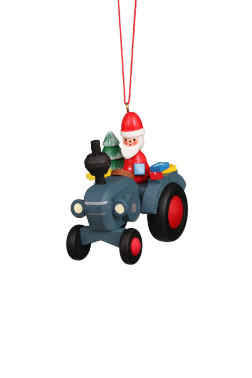 Santa on Tractor