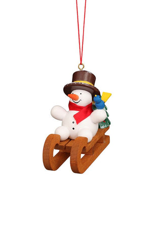 Snowman on a Sledge