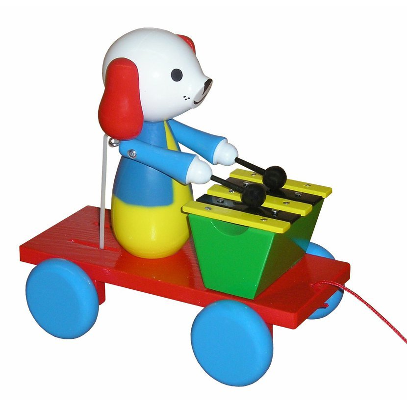 Pull along Dog with Xylophone