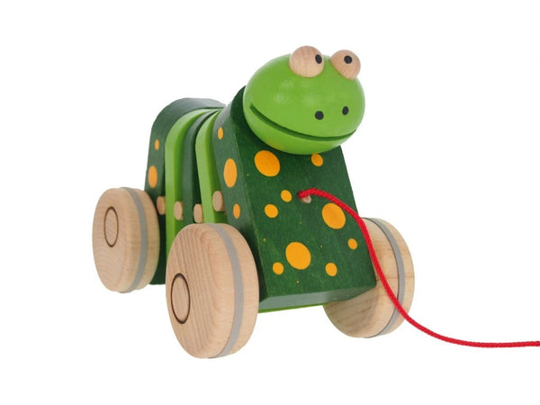 Pull along 'Clapper' Frog