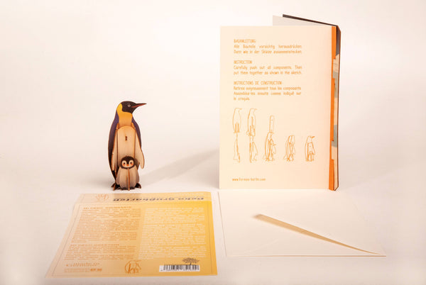 Penguin 3D Decorative Greeting Card