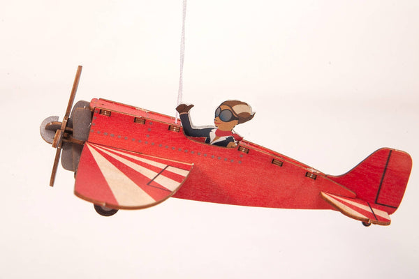 Airplane 3D decorative greeting card