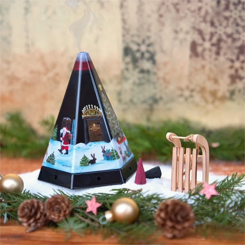 Pyramid Metal Incense Smokehouse