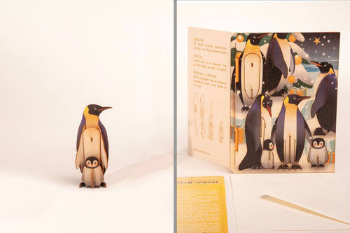 Penguin 3D Decorative Greeting Card