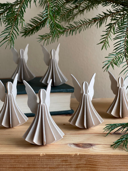 Angel 6.5cm (6 pack) Translucent White