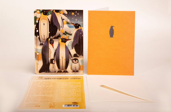 Penguin 3D Decorative Greeting Card
