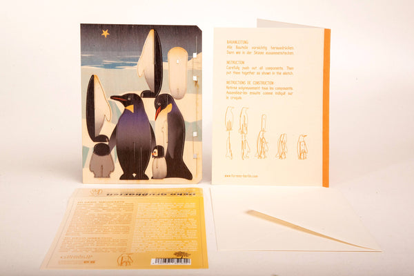 Penguin 3D Decorative Greeting Card