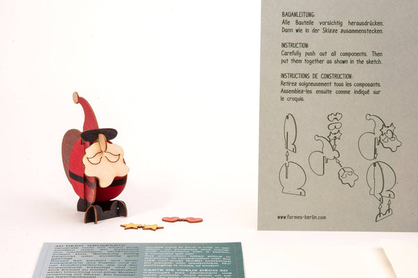 Santa Claus 3D decorative greeting card