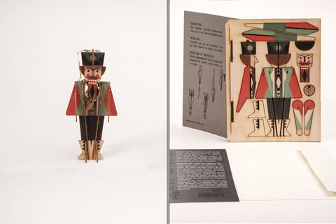 Nutcracker 3D Decorative Greeting Card