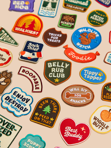 Bed Hog iron-on patch for pets