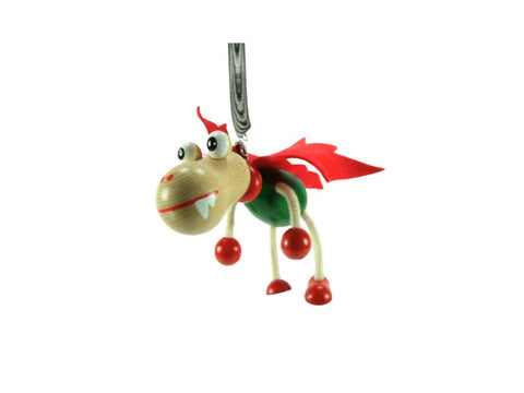 Wooden Figure on a Spring - Dragon