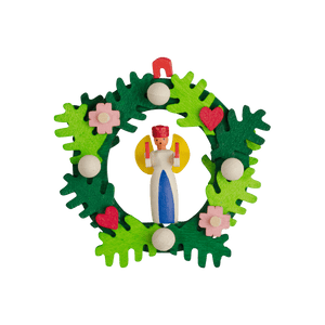 Wreath with Angel or Miner (choice of)