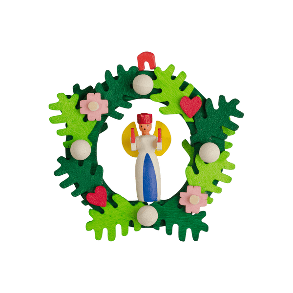 Wreath with Angel or Miner (choice of)