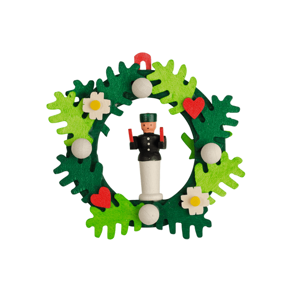 Wreath with Angel or Miner (choice of)