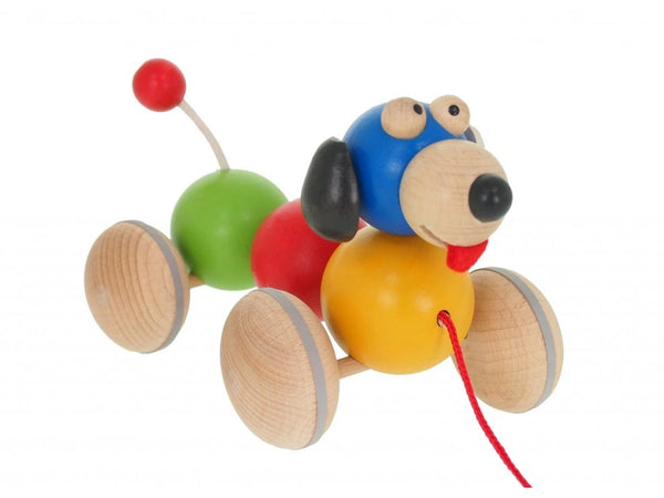 Pull along 'Wiggling' Dog