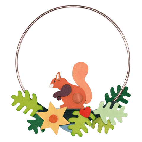 Forest Squirrel on a Wreath