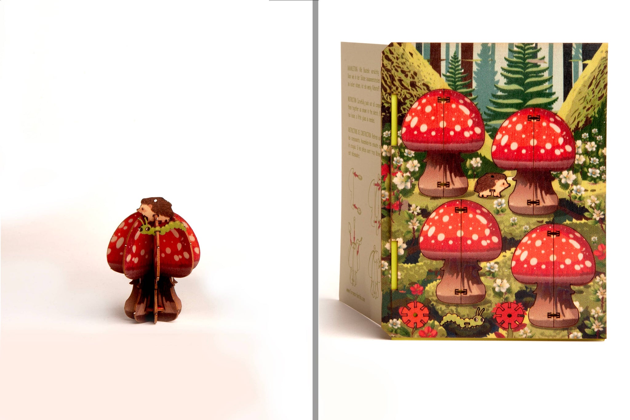Fly Agaric 3D Decorative Greeting Card