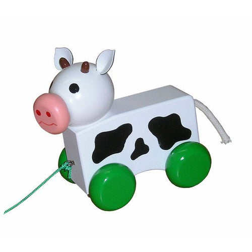 Pull along White Cow