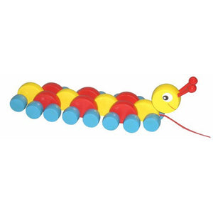 Miva - Pull along Colourful Caterpillar