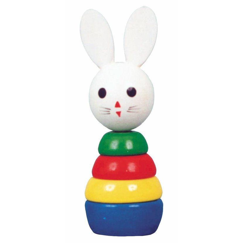 Stacking Rabbit Puzzle (Choice of colour) – The Artisan Merchants