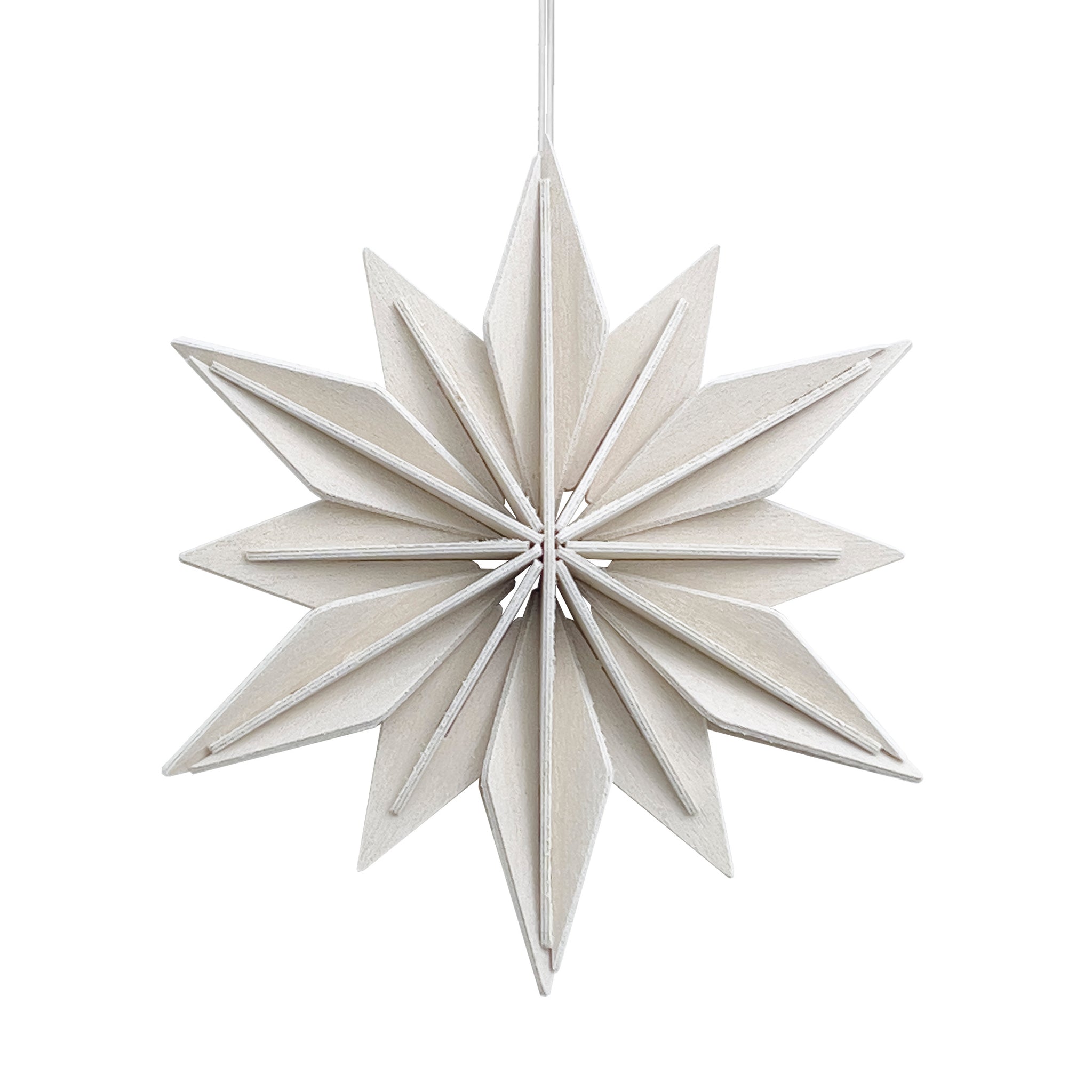 Decor Star 10cm Translucent White