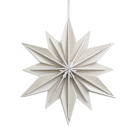 Decor Star 10cm Translucent White