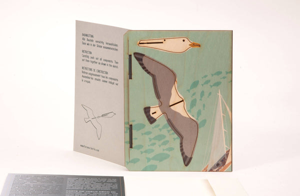 Seagull 3D decorative greeting card