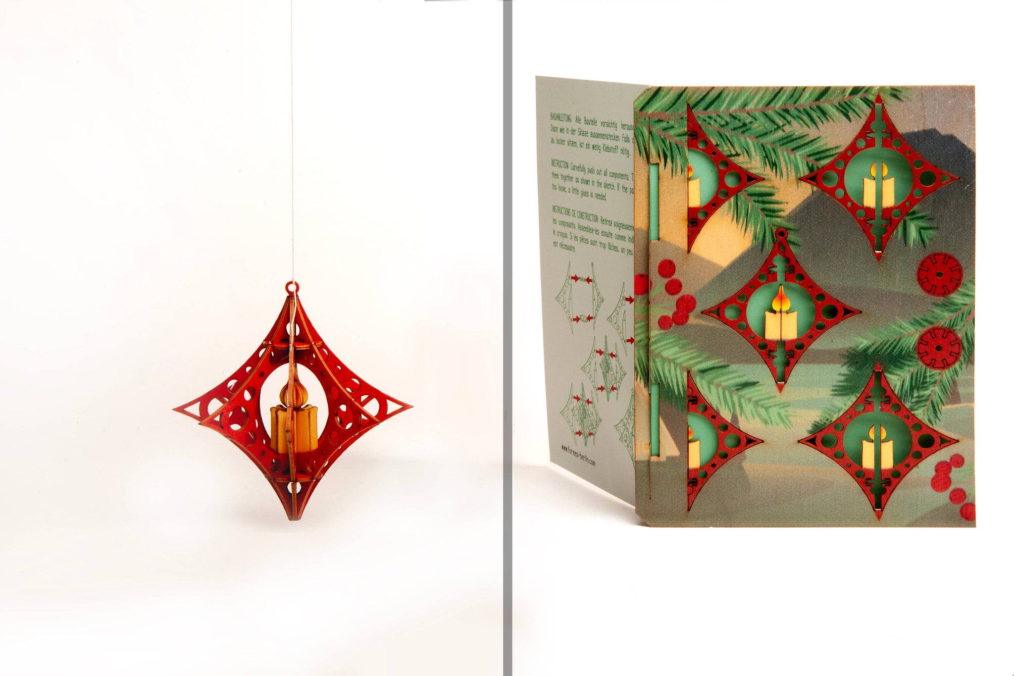 Candle 3D Decorative Greeting Card