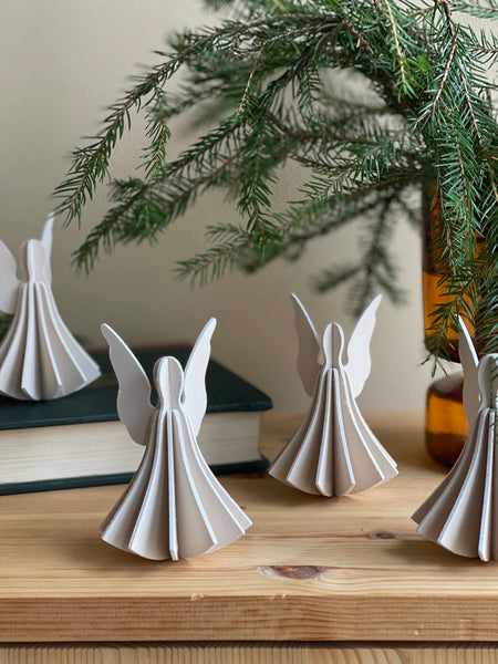 Angel 9.5cm (4 pack) Translucent White