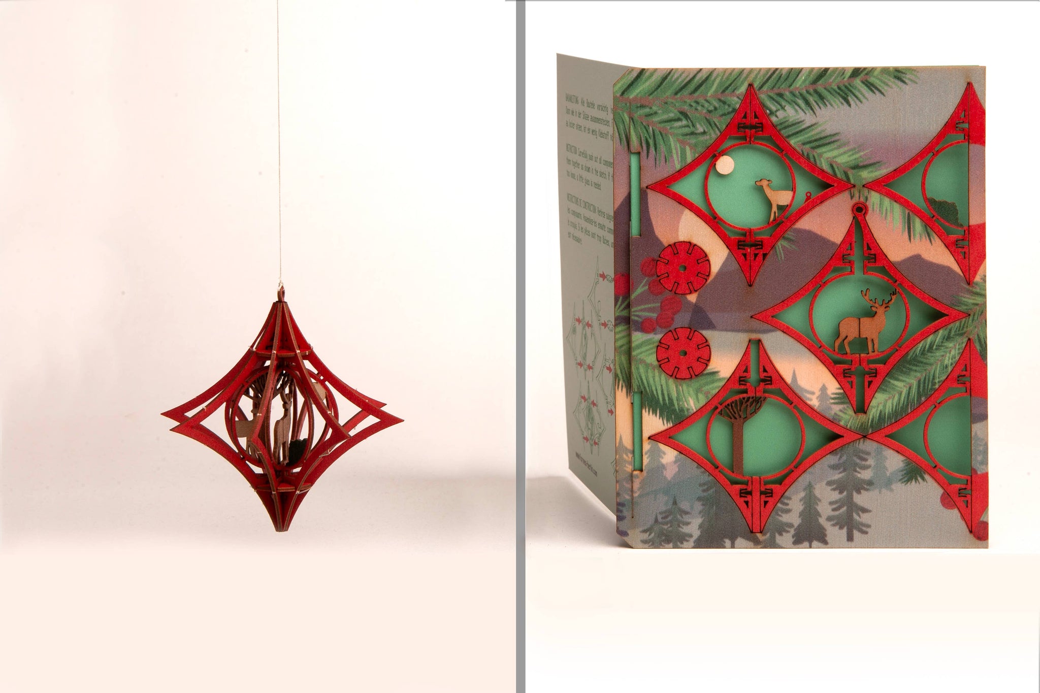 Reindeer 3D Decorative Greeting Card