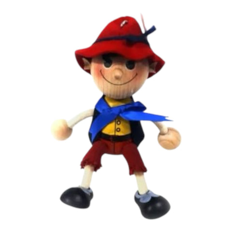 Wooden Figure on a Spring - Pinocchio