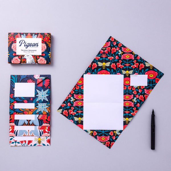 Bright & Beautiful Pigeon Letter Paper 6-pack