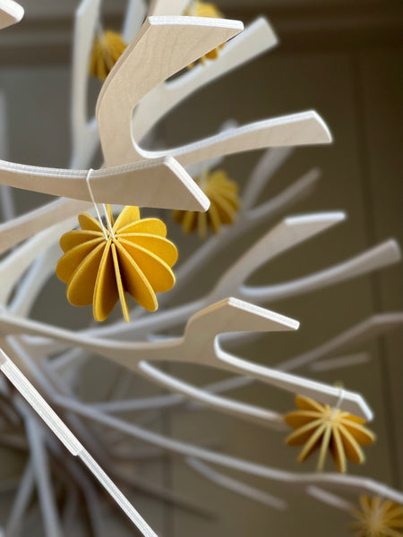 Baubles 4cm (6 pack) - Choice of Colour